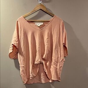 Women's Linen Blend Top